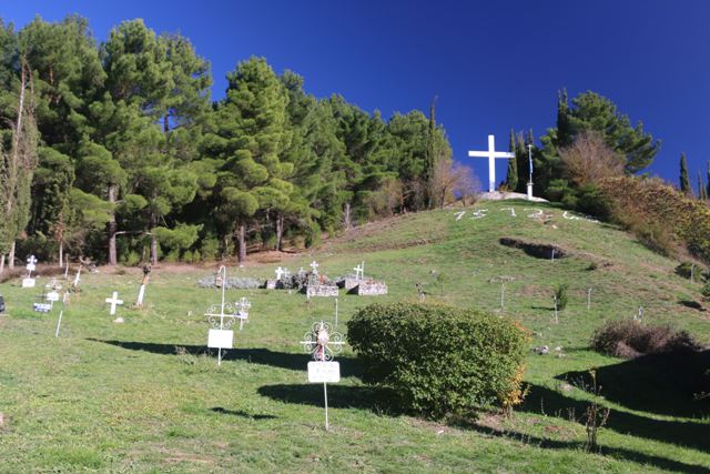 Kalavrita - Some victims were buried where they fell in 1943